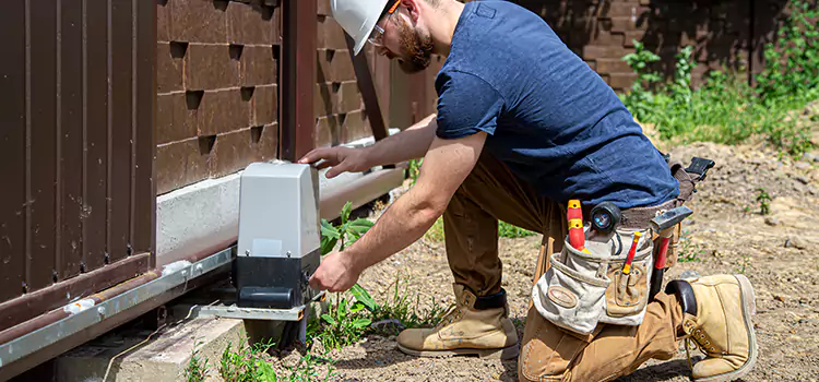 Electric Driveway Gate Installation The Woodlands